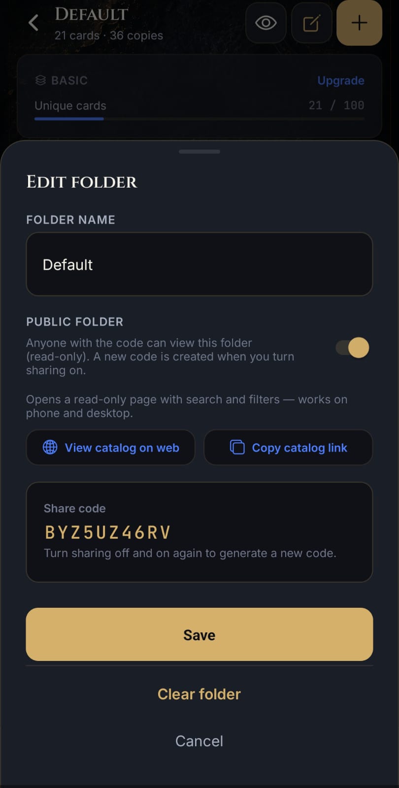 Public folder