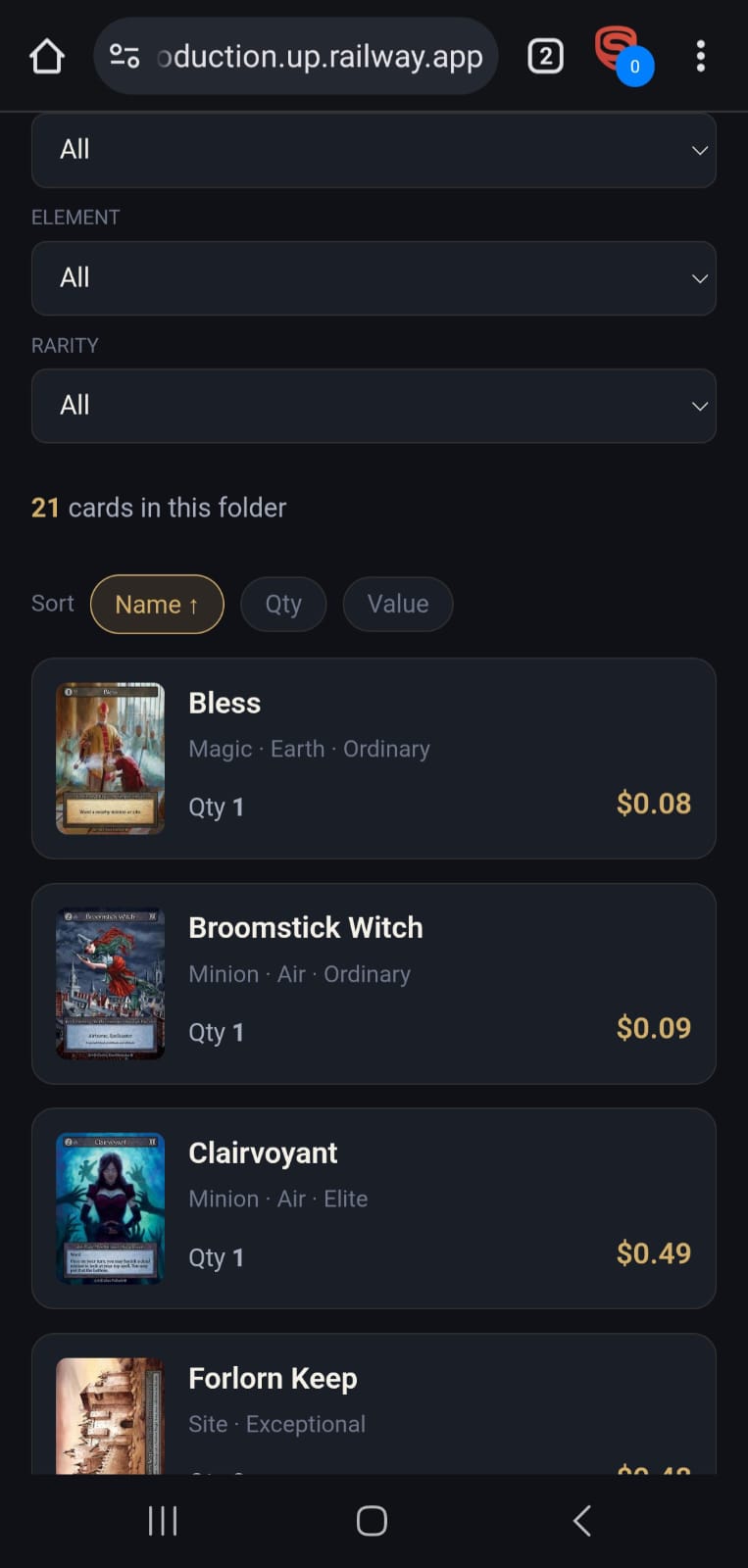 Web catalog